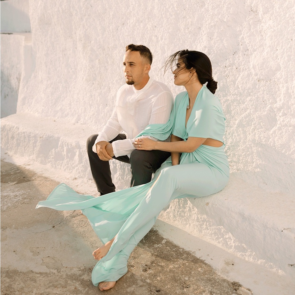 Elegant Mint Green Women's Dress